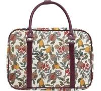 Signare Tapestry Cabin Bag - Melograno e Limone | Borsone da viaggio leggero da donna | Elegante borsa per pernottamento e fine settimana con design frutta mediterranea (POMEGRA)