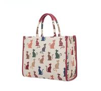 Signare Tapestry - Cheeky Cat - Borsa da città, Multicolore, CITY BAG