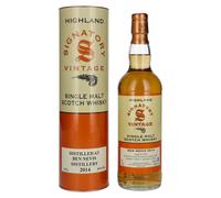 Signatory Vintage BEN NEVIS 8 Years Old Highland Single Malt Scotch Whisky 2014 43% Vol. 0,7l in Giftbox