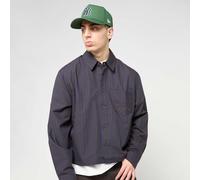 Signature Check Boxy Shirt blu M