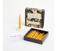 Signature Collection - Meditazione (Folk) 12 candele da venti minuti con supporto in ceramica