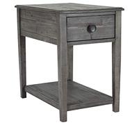 Signature Design by Ashley Borlofield Farmhouse Tavolino rettangolare con cassetto, grigio