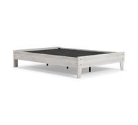 Signature Design by Ashley Shawburn Casual - Letto a piattaforma, colore: Bianco