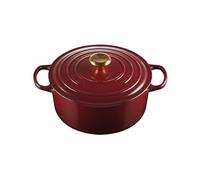 LE CREUSET Cocotte Rotonda Evolution in Ghisa 26 cm Garnet Rosso Scuro