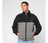 Signature Rubber Patch Teddy Zip Jacket nero XS