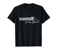 Signature Salisburgo City Skyline - Austria Souvenir Maglietta