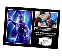SIGNED BY THE STARS Stampa artistica autografata di Tom Holland Spider Avengers