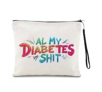 Significativo regalo di supporto diabetico per figlio, figlia, mamma, papà, collega, collega, amici, custodia settimanale portatile per diabetici, Yhmbagdia1-4uk