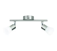 Signify Philips Essentials Decagon Spot Bar/Tubo Nichel (2 x 4,3 W 230 V Luce LE