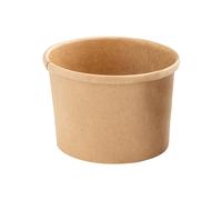 Signor Bio - PBC100BIO25C - Bowl per zuppe monouso - 360 ml - cartoncino - avana - Signor Bio - conf. 25 pezzi - 100114 - Conf. da 1 Pz. - PBC100BIO25C