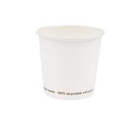 Signor Bio - PGC006BIO50C - Bicchiere in carta - 75 ml - bianco - Signor Bio - conf. 50 pezzi - 100124 - Conf. da 1 Pz. - PGC006BIO50C