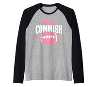 Signora Commissario FFL Ragazze Fantasy Football Champ Maglia con Maniche Raglan