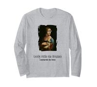 Signora con Un Ermine con Occhiali da Sole Maglia a Manica