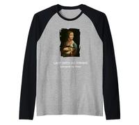 Signora con Un Ermine Maglia con Maniche Raglan