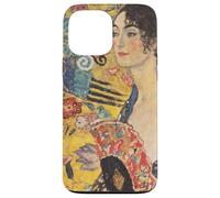 Signora con ventaglio di Gustav Klimt Custodia per iPhone 13 Pro Max