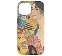 Signora con ventaglio di Gustav Klimt Custodia per iPhone 15