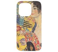 Signora con ventaglio di Gustav Klimt Custodia per iPhone 15 Pro