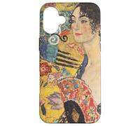 Signora con ventaglio di Gustav Klimt Custodia per iPhone 16 Plus