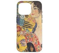 Signora con ventaglio di Gustav Klimt Custodia per iPhone 16 Pro