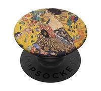 Signora con ventaglio di Gustav Klimt PopSockets PopGrip Adesivo