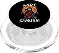 Signora Samurai Guerriero Giappone Rising Sun PopSockets PopGrip per MagSafe