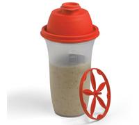 SIGNORA WARE Bottiglia shaker in plastica per frullati, 500 ml, per sostituire frullati, bevande, mescolare condimenti per insalata, salse, margarita, molto altro