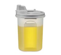 SIGNORA WARE Dispenser per olio e aceto, bottiglie per salsa di aceto balsamico, salsa di soia, bottiglie per condimenti per insalata con beccuccio facile da versare, contenitori ermetici e a tenuta