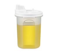 SIGNORA WARE Dispenser per olio e aceto, bottiglie per salsa di aceto balsamico, salsa di soia, bottiglie per condimenti per insalata con beccuccio facile da versare, contenitori ermetici e a tenuta