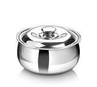 SIGNORA WARE Grande casseruola isolata con coperchio, 3000 ml, in acciaio inox, scaldavivande termica, per zuppa/insalata, contenitore per alimenti caldi in acciaio inox, set regalo per mamme