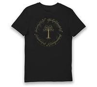 Signore degli anelli bianco albero di gondor t-shirt nero Nero L