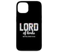 Signore dei Signori Boho Floral Christian Bibbia Verse Custodia per iPhone 13