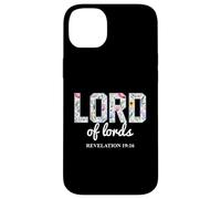 Signore dei Signori Boho Floral Christian Bibbia Verse Custodia per iPhone 14 Plus