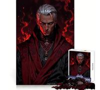 Signore dei vampiri dai capelli d'argento, adolescente, puzzle da 1000 pezzi, gioco rilassante, bordi puliti, articolo dei desideri di Babbo Natale 50x75cm