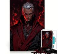 Signore dei vampiri dai capelli d'argento - Puzzle da 1000 pezzi per ragazzi - Gioco di logica e abilità - Leggero e rilassante - Taglio preciso - Regalo classico 38x52cm