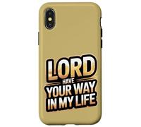 Signore ha la tua strada nella mia vita Custodia per iPhone X/XS
