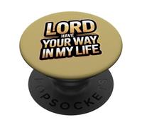 Signore ha la tua strada nella mia vita PopSockets PopGrip Adesivo