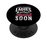 Signore, mi sposerò presto Partito Bachelor PopSockets PopGrip Adesivo