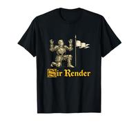 Signore Render Surrender Divertente Medievale Gen Z Brainrot Meme Bavaglio Maglietta