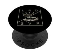 Signore Salvatore Corona Di Spine Cristiano Fede Cristo Dio PopSockets PopGrip Adesivo