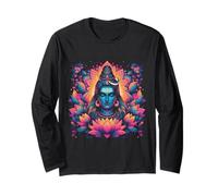Signore Shiva Dio indù Mahadeva Tridente Induismo Devo Maglia a Manica