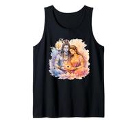 Signore Shiva Durga Dio indù Mahadeva Dea Parvati Canotta