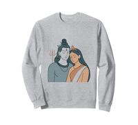 Signore Shiva Durga Dio indù Mahadeva Dea Parvati Felpa