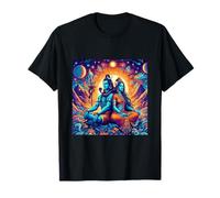 Signore Shiva Durga Dio indù Mahadeva Dea Parvati Maglietta