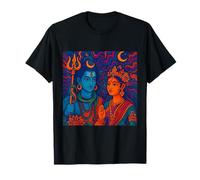 Signore Shiva Durga Dio indù Mahadeva Dea Parvati Maglietta