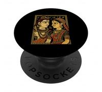 Signore Shiva Durga Dio indù Mahadeva Dea Parvati PopSockets PopGrip Adesivo