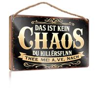 Signs For Kitchen This Is Not Chaos, You Killer Follow Me! - Poster in legno per adolescenti