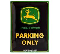 signs-unique na Nostalgic-Art Targa Vintage John Deere - Parking Only - Idea Regalo per Amanti dei trattori, in Metallo, Design Retro per Decorazione, 30 x 40 cm