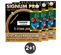 Signum Pro 3x Firestorm Metallic Set Di Corde 12,2m