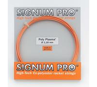 SIGNUM, Set di Corde per Racchetta da Tennis Poly Plasma, Arancione (Orange), 12 m