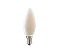 SIGOR 9019604128 - Lampadina a filamento LED, a forma di candela, opaca, E14, 230 V, 4,5 W, 470 lm